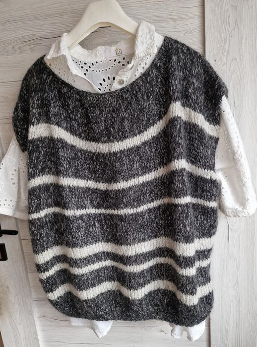 Świetna kamizelka luźna L XL