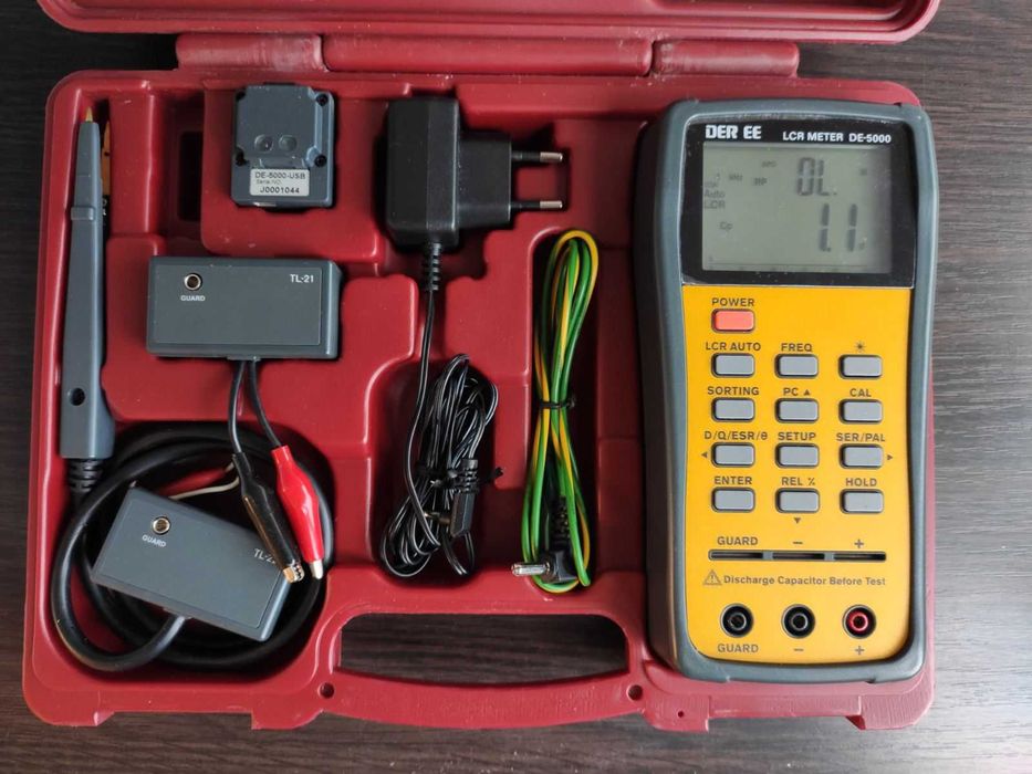 DE-5000, LCR meter, измеритель LCR, RLC, тестер, вимірювач ОРИГИНАЛ: 15 ...