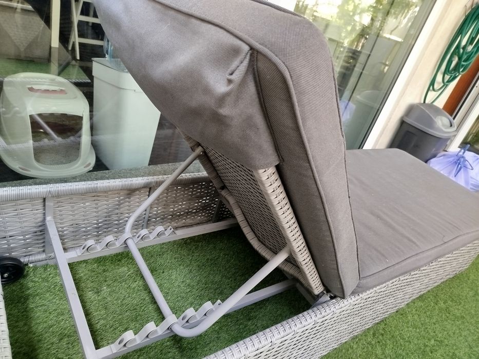 Esperguiçadeira rattan