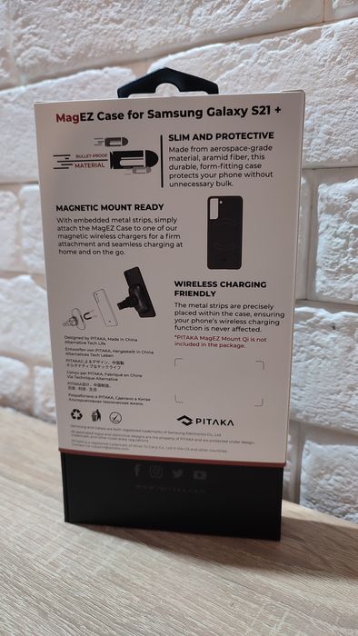 Etui PITAKA do Samsung Galaxy S21+ włókno aramidowe!
