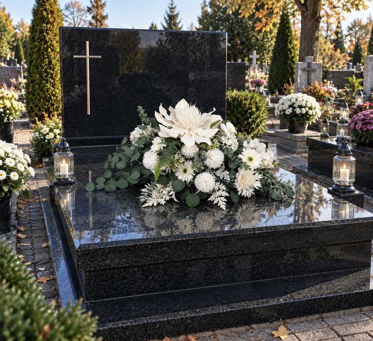 Wiązanka na grób, kompozycja na cmentarz