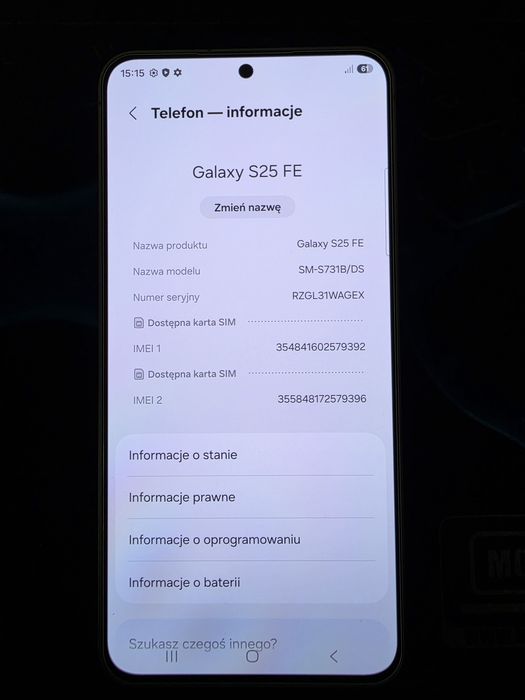 Samsung galaxy S25fe