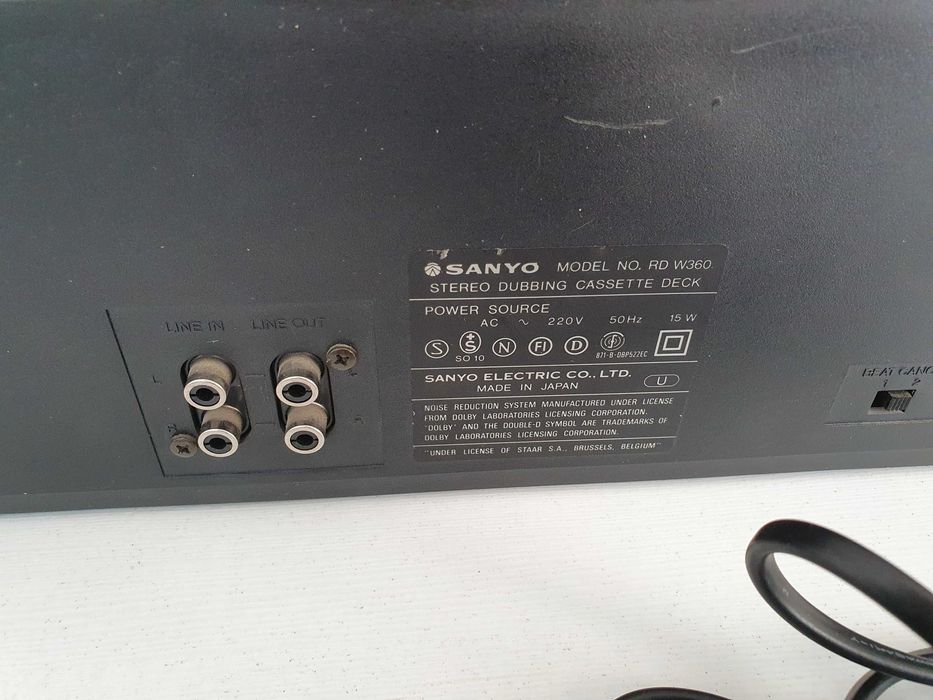 Deck magnetofon Sanyo RD W360