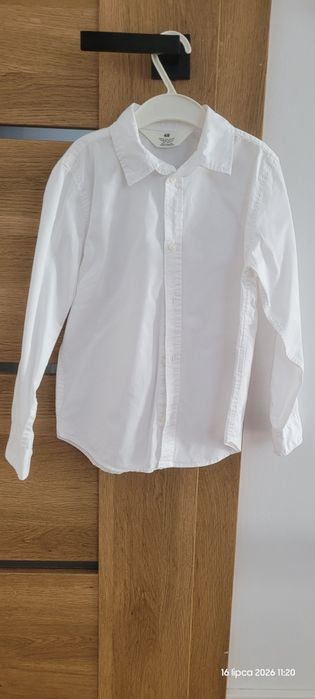 Koszula biała h&m 122