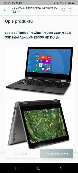 Laptop - tablet nowy