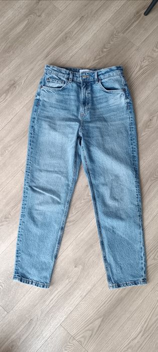 Reserved jeansy mom fit r 38 jak nowe