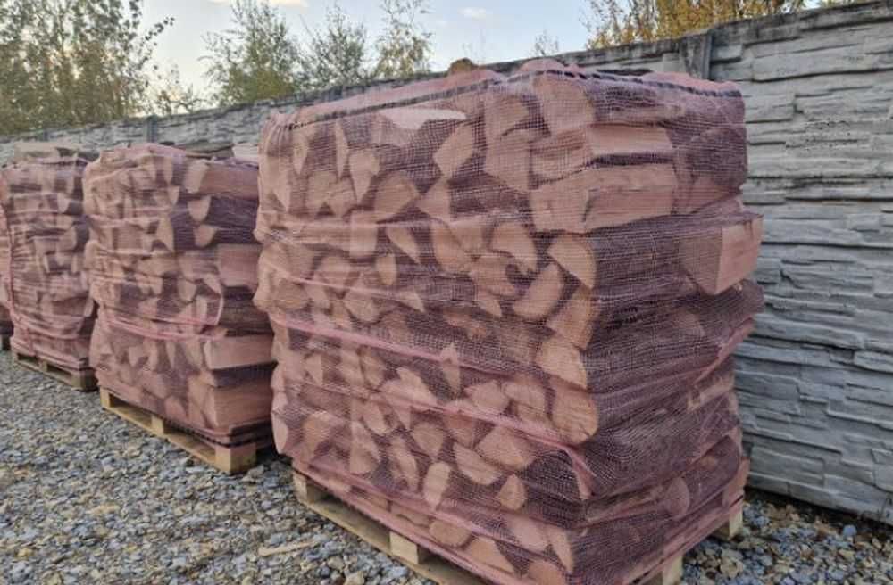 Drewno kominkowe opałowe buk grab dąb brzoza SUCHE WILGOTNOŚĆ poniżej 20%
