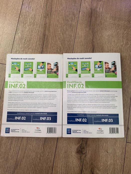 Książki INF.02 INF.03 Część 1 i 2