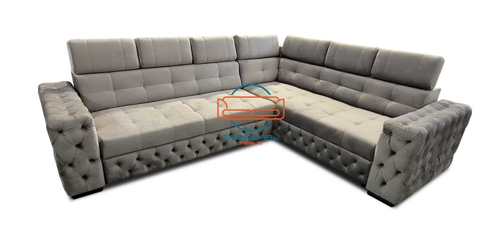 PRODUCENT !!! narożnik glamour pikowany NR. 37/2024