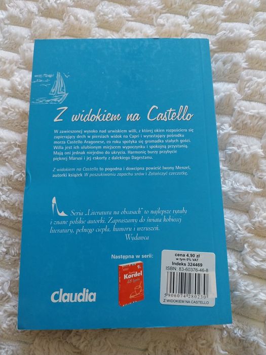 Książka Iwona Menzel z widokiem na Castello