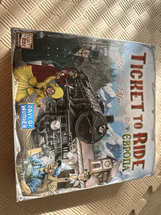 Настільна гра Квиток на поїзд: Європа (Ticket to Ride. Europe)