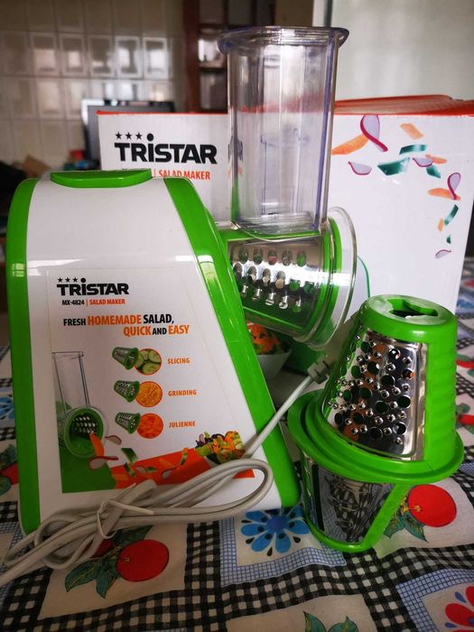 Ralador eletrico 3 funções. Ralar, juliana e rodelas.