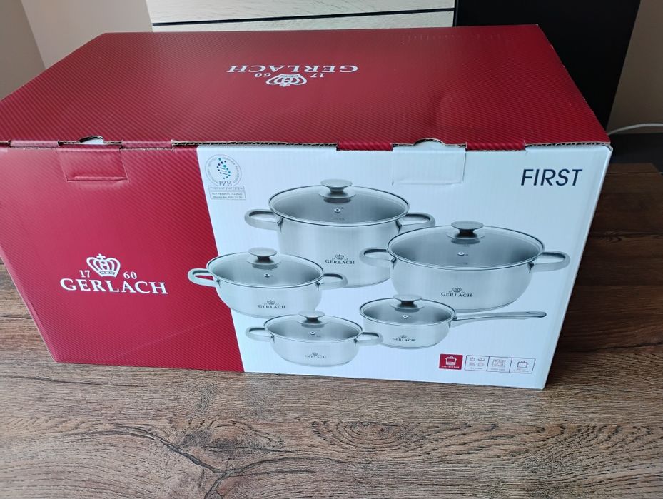 Zestaw garnków Gerlach 10 el.