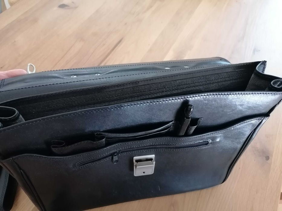 Elegancka teczka skórzana (unisex)