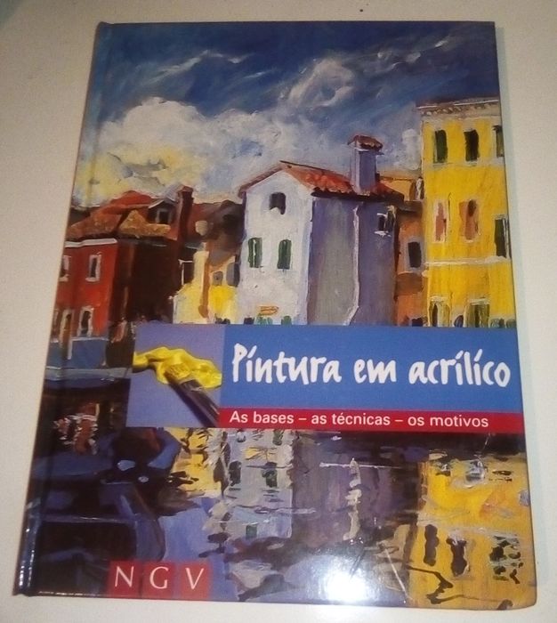 Livros pintura a óleo e a acrílico