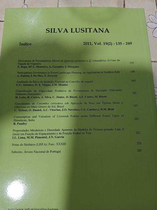 Silva Lusitana Volume 19