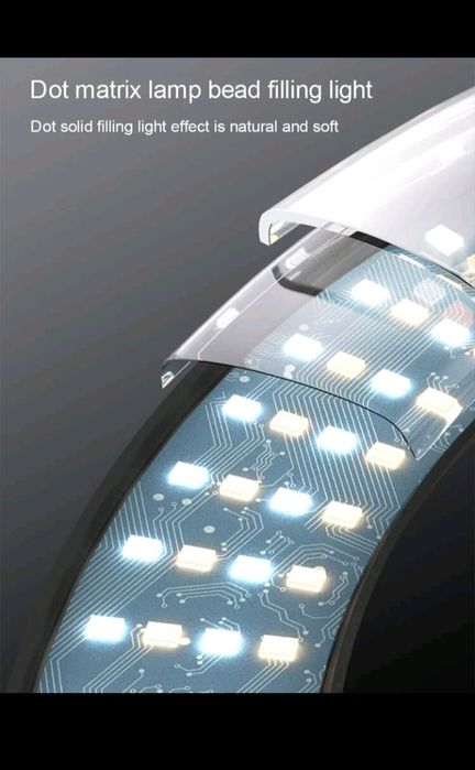 Anel de luz para selfie de 10 polegadas com tripé de 1M