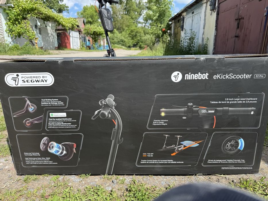 Електросамокат ninebot E2 pro