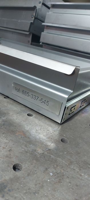 Szuflada stalowa na wymiar szuflady warsztatowe  bhp do warsztatu