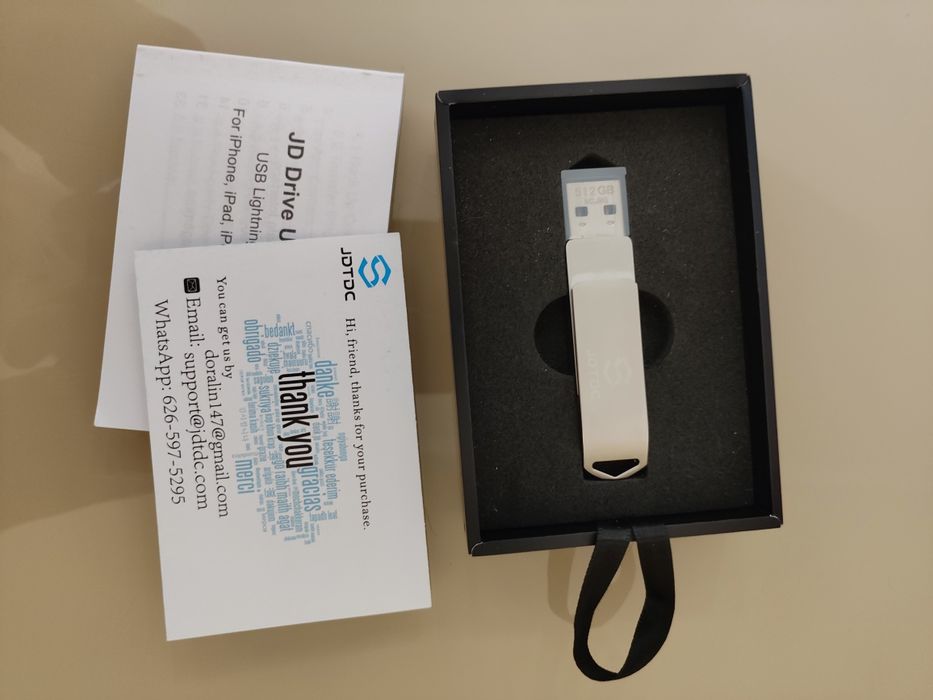Швидкісна флешка jdtdc 512 gb для iphone, ipad, pc, lighting usb, нова