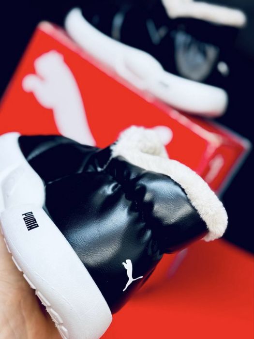 Размер 41 последняя пара! кожаные дутики Puma не промот сноубутсы Пума
