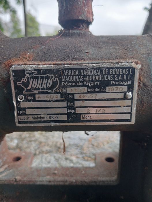 Bomba de água para adaptar