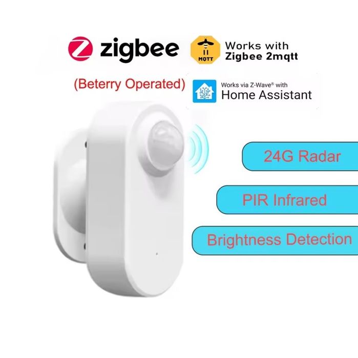 Inteligentny Czujnik Obecności Zigbee 3.0 (24G mmWave + PIR)