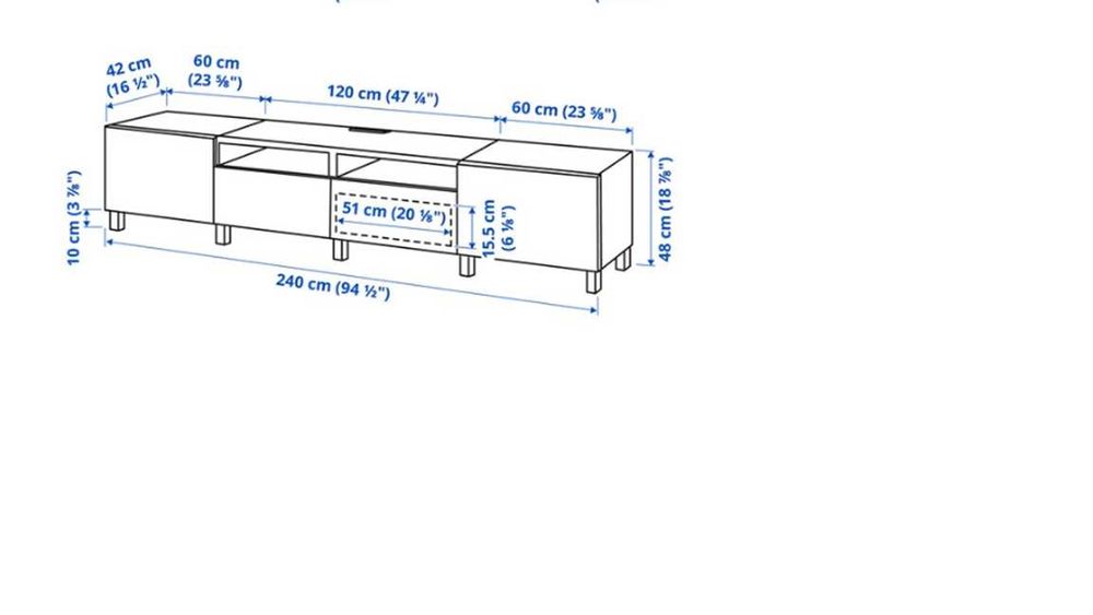 Movel de televisão IKEA