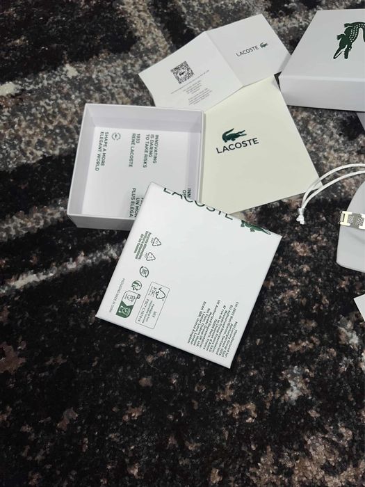 Стильний чоловічий браслет Lacoste