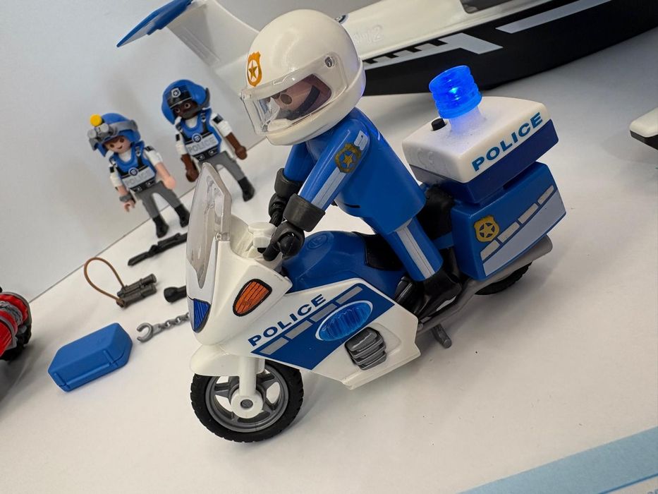 Playmobil wodolot motocykl przestępca quad radiowóz