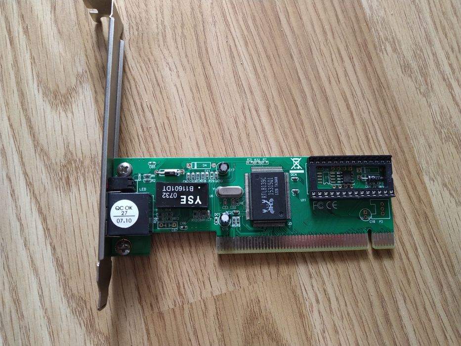 Karta sieciowa Gembird NIC-R1 i Pamięć RAM Elixir 256MB 400Mhz Stare ...