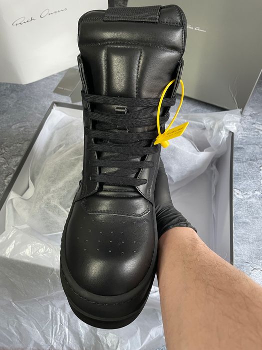 Rick Owens Geobasket Low Black