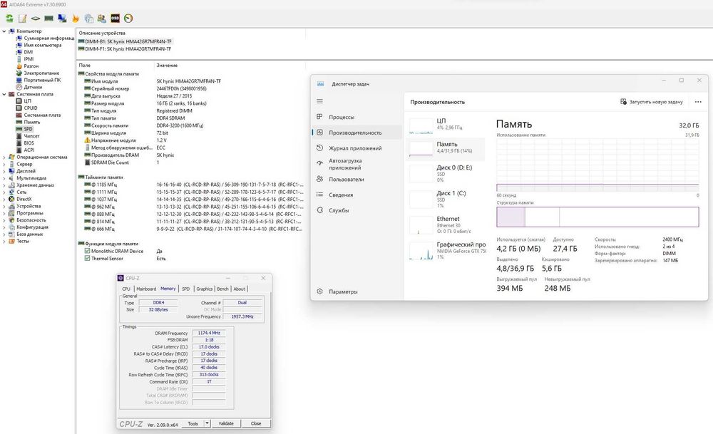 QIYIDA X99 E5-D4 + Intel Xeon E5 2680v4 + 32GB 3200 MHz DDR4