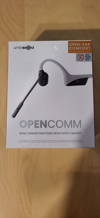 Słuchawki Shokz OpenComm Light Grey