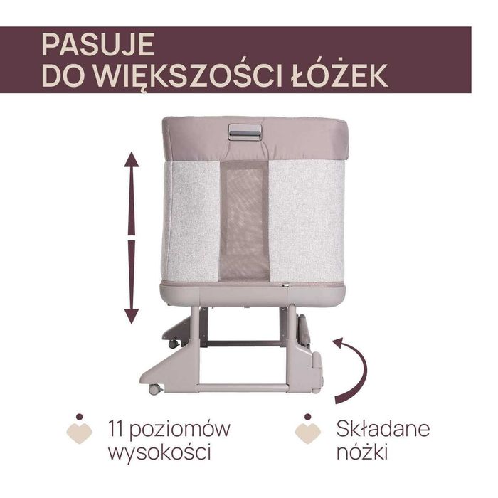 ŁÓŻECZKO DZIECIĘCE 3W1 CHICCO NEXT2ME FOREVER (od narodzin do 4. roku życia)