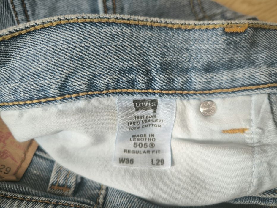 Kupione w USA męskie jeansy Levi's W 36 L 29