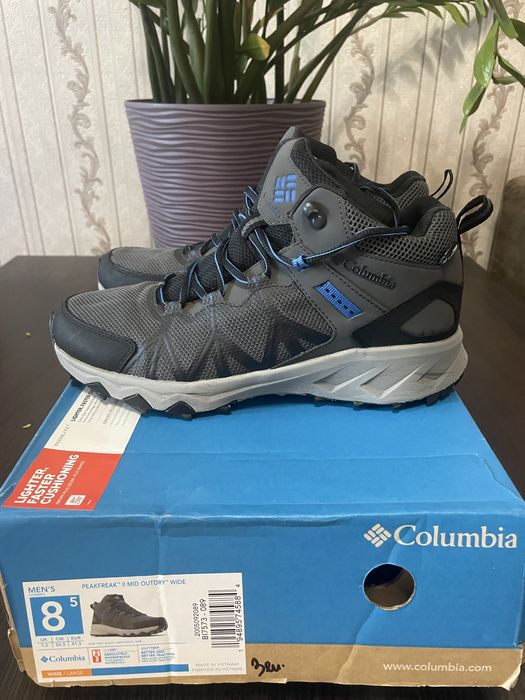 Чоловічі черевики Columbia PEAKFREAK II MID OUTDRY WIDE 26-26.5 см