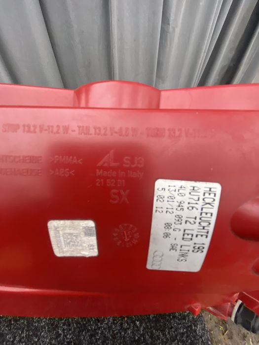 Задній стоп Audi Q7 4L 2012р європа