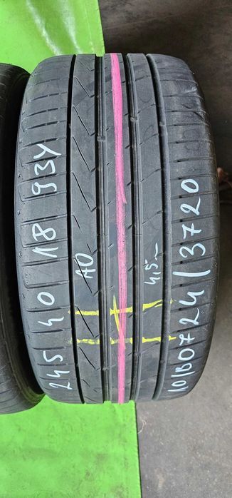 2szt opony letnie używane 245/40R18 Hankook Ventus S1 Evo2 AO Warszawa