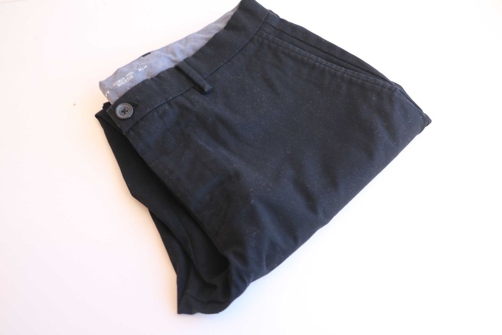 Штаны old navy ultimate loose built-in flex чиносы черные 34х34 (l)