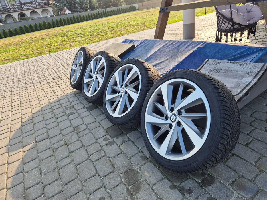 Koła komplet wielosezon.  Seat 5x112