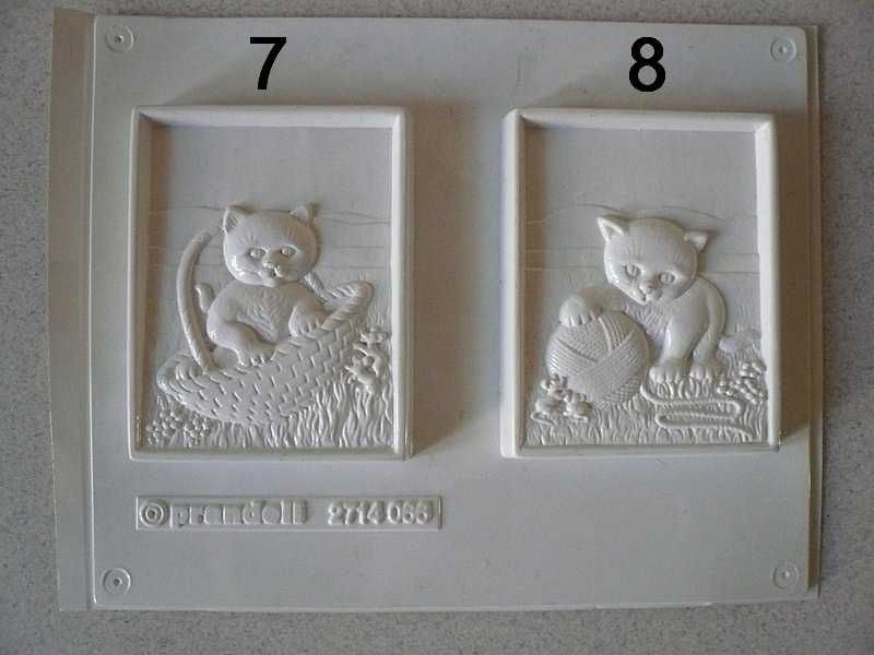 2 szt. Formy do odlewów gipsowych firmy PRANDELL.