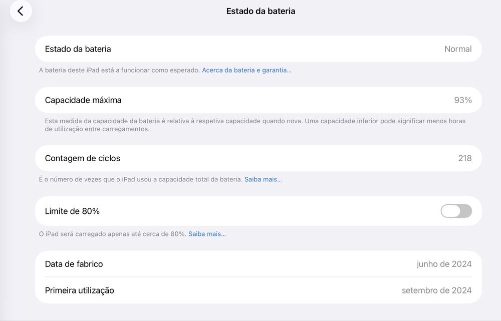Ipad Air 2024 13 polegadas 256 gb Luz das Estrelas