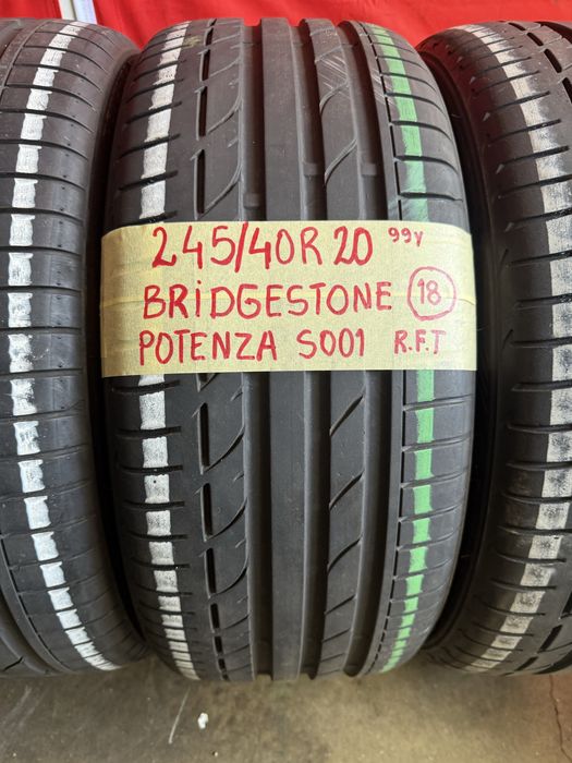 Pneus RFT 245/40/20 + 275/35/20 Bridgestone impecaveis