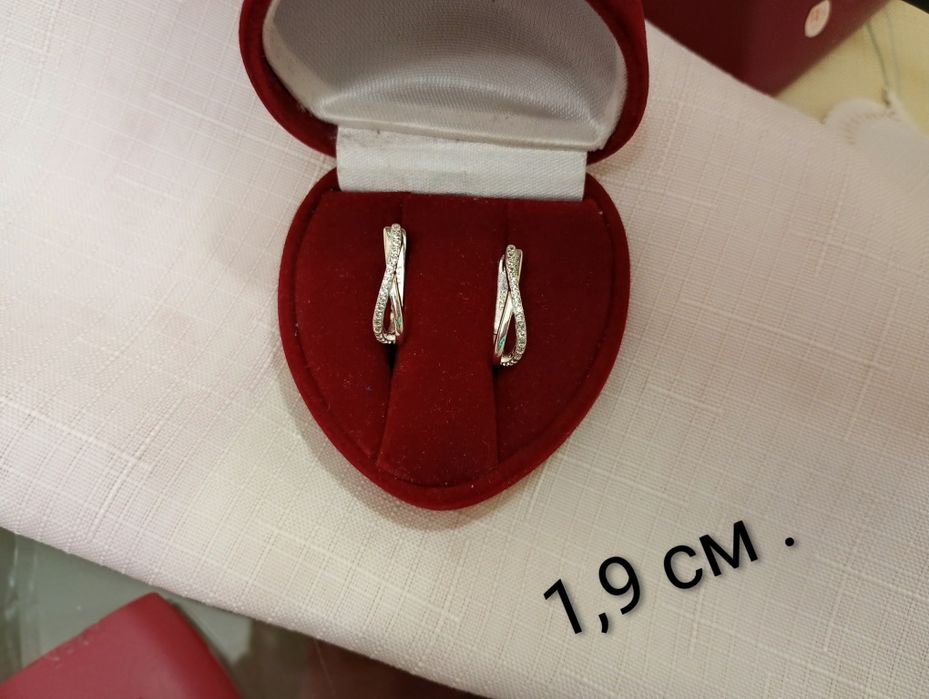 Серьги 925 ,вес 3,00,Новые