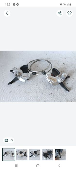 manetki rowerowe shimano deore LX 3x8s 8s era SL-M569 .0925
używane,