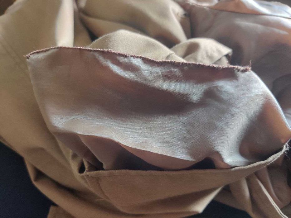 Trencz / płaszcz wiosenny Stradivarius camel | XS | pasek | klasyczny