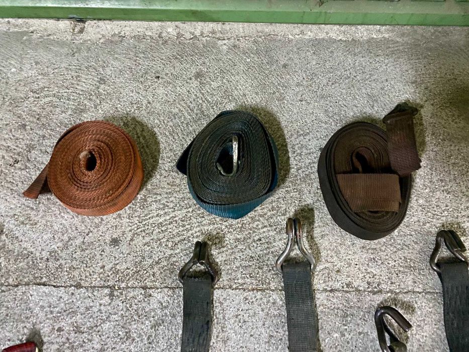 Lote Cintas de Amarração Profissionais com Catraca (Camião / Reboque)
