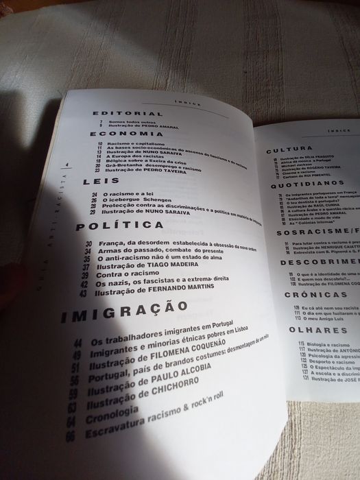 Revista Guia Anti racista da SOS Racismo