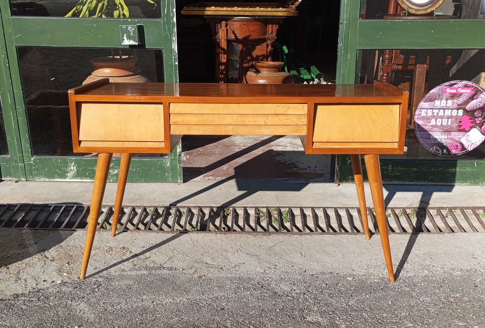 Toucador vintage com banco anos 60/70